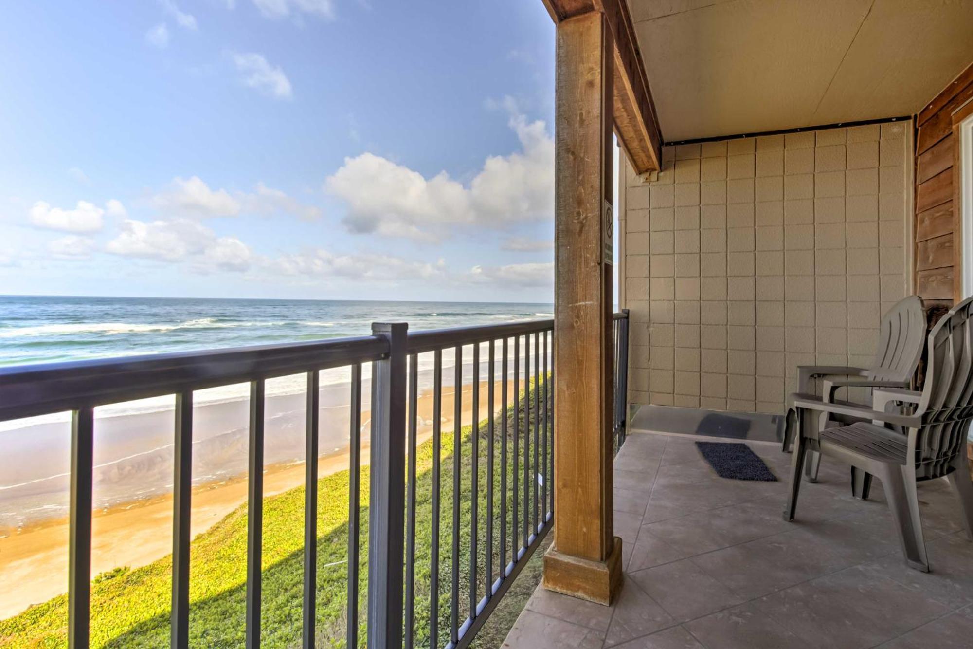 Beachfront Lincoln City Condo-Patio And Pool Access! エクステリア 写真